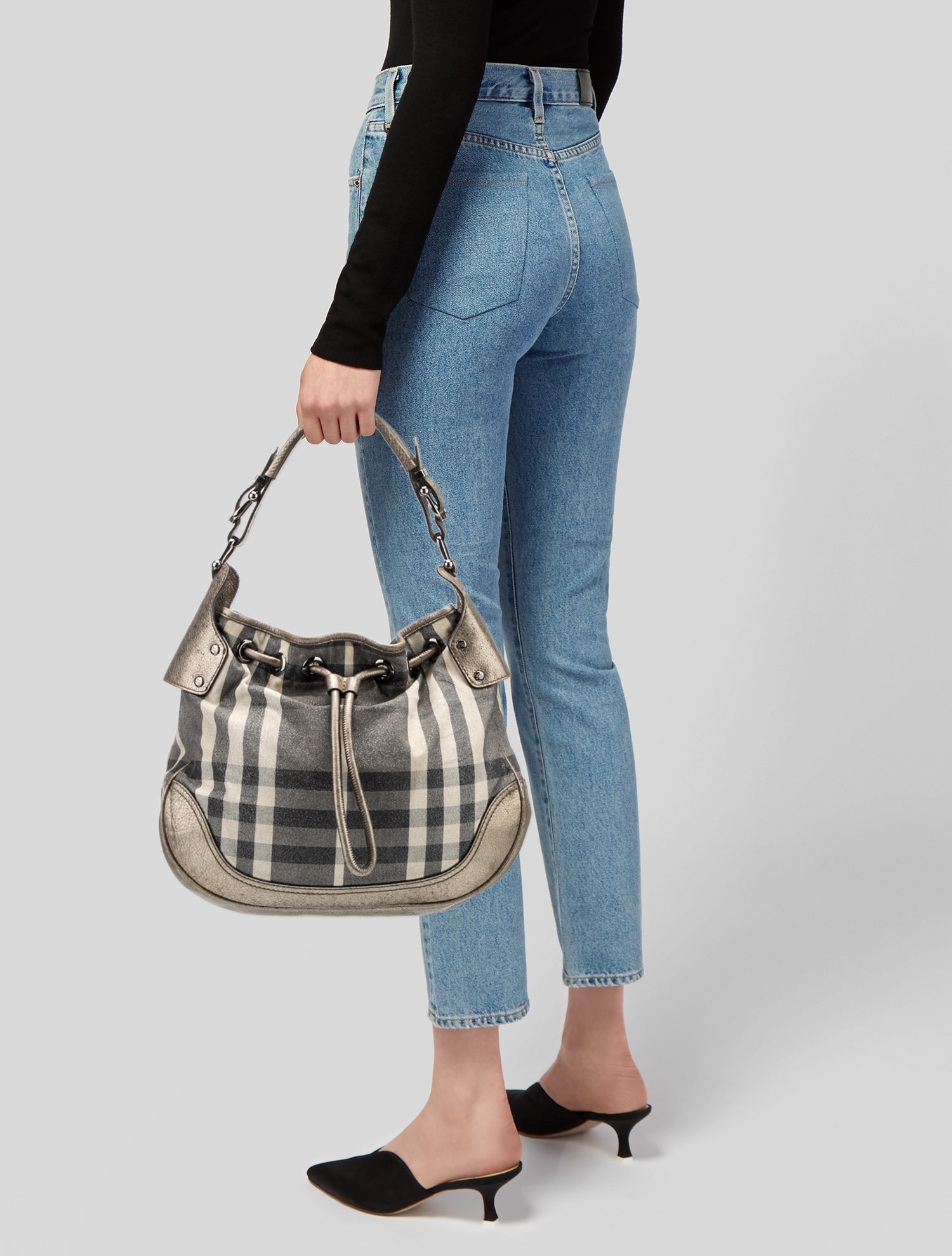 Burberry Canvas Shoulder Bag